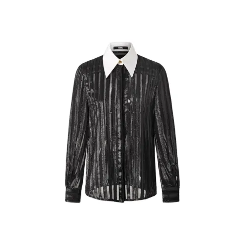 Karl Lagerfeld Рубашка Женская Черная