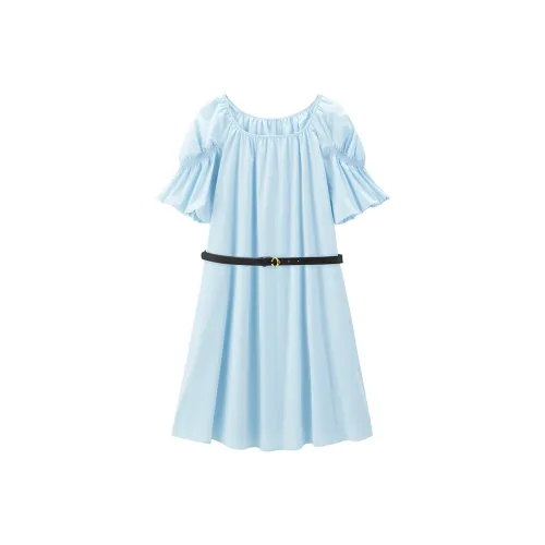 PEACEBIRD Короткий рукав Платье Женское