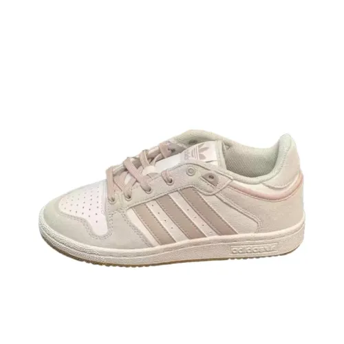 Adidas Originals Clover Series Легкий Низкий Топ Скейтборд Кроссовки Унисекс Розовый Белый