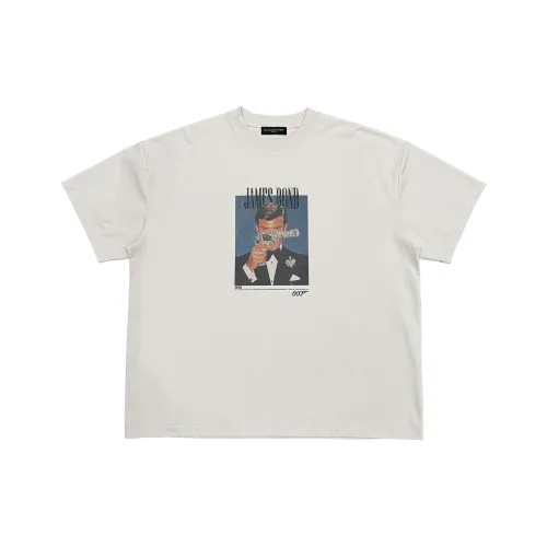 EPOWER PRESENTS Винтажная белая унисекс футболка