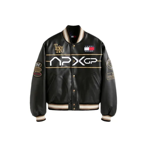 Tommy Hilfiger x F1 KUANGBIAOFEICHEDIANYING LIANMINGKUAN SS25 Бейсбольная куртка Мужской Черный