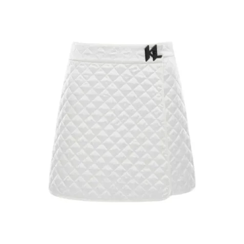 Karl Lagerfeld Повседневные короткие юбки Женские Белые