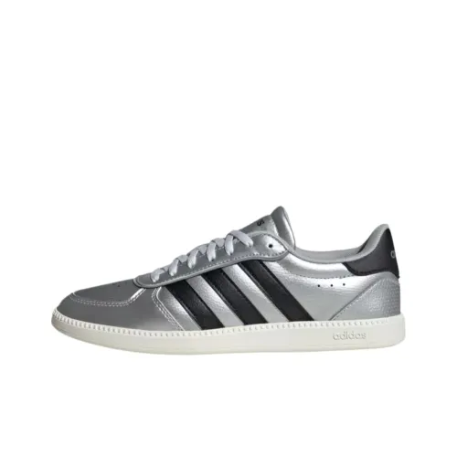Adidas BREAKNET SLEEK Low Топ Скейтборд Кроссовки Женские Черный Серый Белый