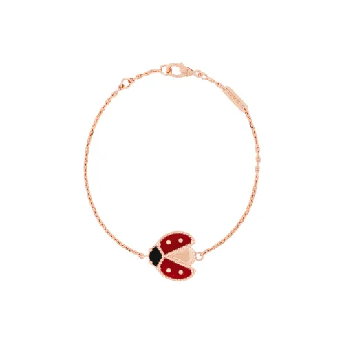 Van Cleef Arpels Lucky Spring Collection Сплав Браслеты Женские Красный