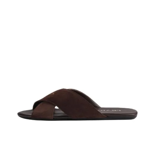 PRADA Резиновые Слипоны Женские Коричневые устойчивые к истиранию