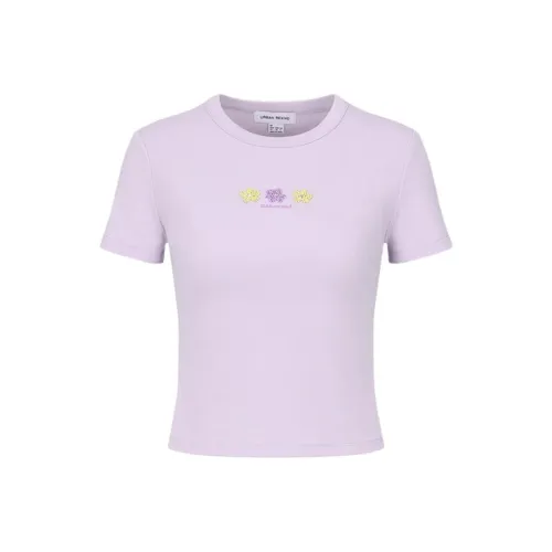 URBAN REVIVO Сирень Женская T-рубашка