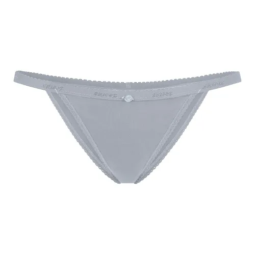 SKIMS SS25 Легкий хлопок LOGO PICOT STRING Бикини Трусы Женские 1 упаковка