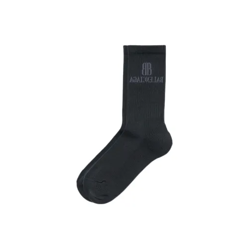 BALENCIAGA Черные Женские Носки MID до икры