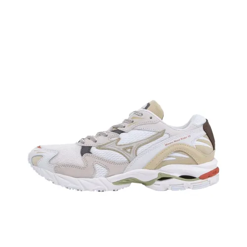 Mizuno Wave Rider 10 Повседневный Низкий Топ Белый Мужской