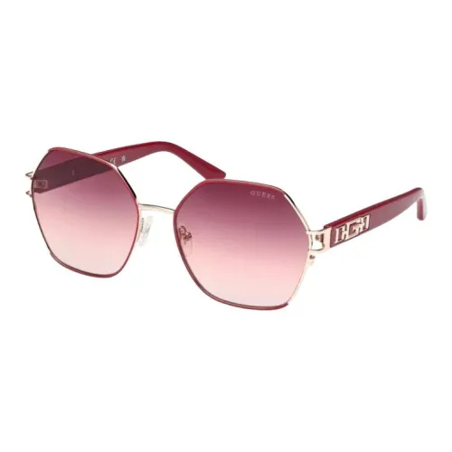 GUESS Нерегулярная форма Солнцезащитные очки Унисекс Розовый