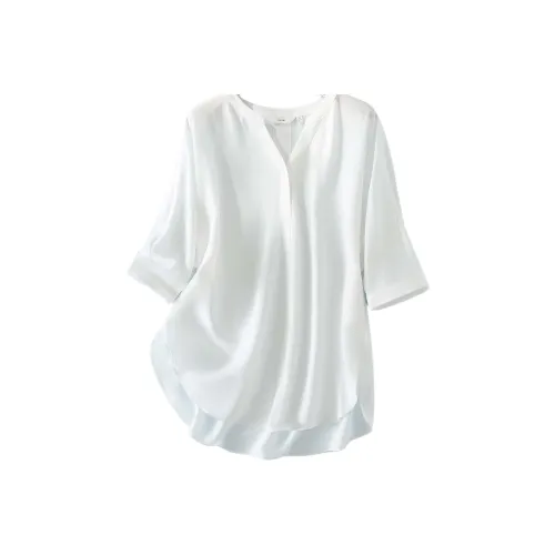 IHIMI Белые Женские Рубашки