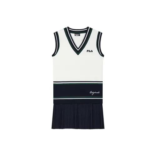 FILA ORIGINALE Secret Зеркальный синий Женские Платья без рукавов