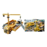 [Большой размер Контейнер Грузовик]+6 Сплав Машины+шоссе Ограждения Пакет+Короткая Дорожка