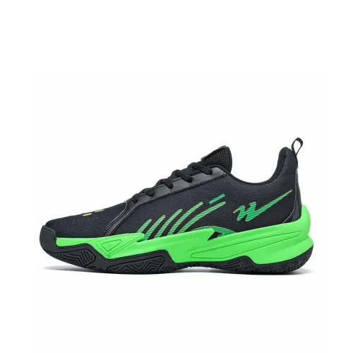 Binary Баскетбольные кроссовки Low Top Черный Зеленый Унисекс