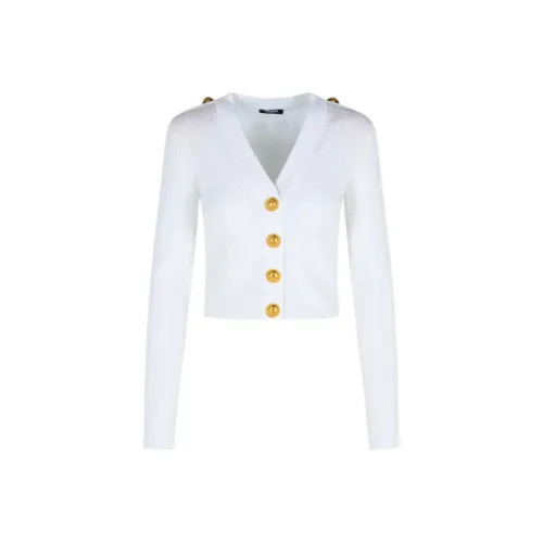 BALMAIN Белый Женские Свитеры