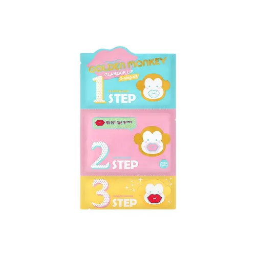 HOLIKA 3 STEP Увлажняющая Рутина для Ухода за Губами Смягчение Отшелушивание 5,5г