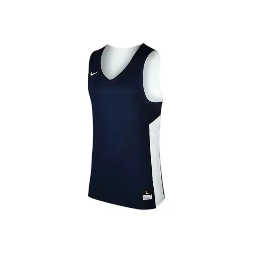 Nike Синий Мужские баскетбольные майки