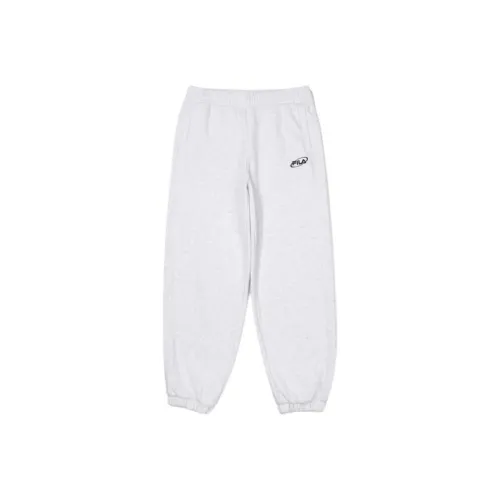 FILA белые унисекс вязаные тренировочные брюки