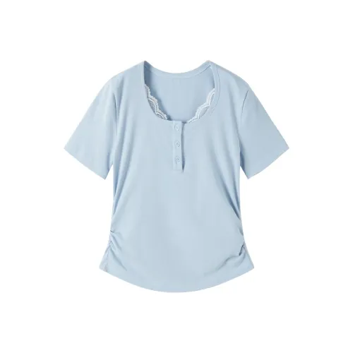 XIANGYING Морской синий Женские футболки