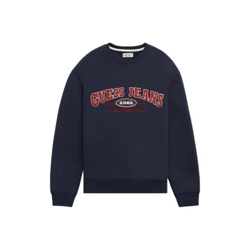 GUESS Морской синий Мужские Свитшоты