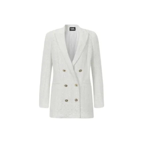 Karl Lagerfeld Бизнес-костюм Пальто Женское Белое