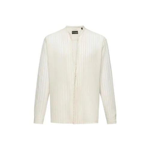 EMPORIO ARMANI Рубашка Женская цвет устричный серый