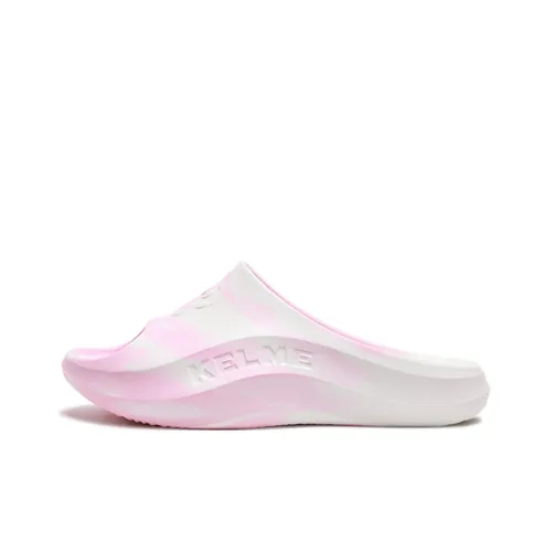 KELME ЭВА Противоскользящие Устойчивые к истиранию Слипоны Унисекс Белый Розовый