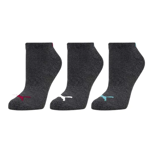 PUMA Half Махровый 3 шт Черные Женские носки