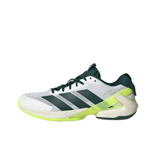 Adidas Adizero Ubersonic 5 Теннисные Кроссовки Низкий Топ Лимон Белый Мужской