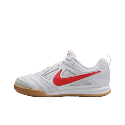 Nike Gato Collection Устойчивые к истиранию Низкие Детские Футбольные Бутсы Белый Красный Подростки