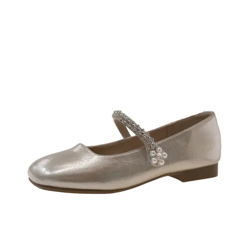 Wuji Грубый каблук Мэри Джейн Женские туфли