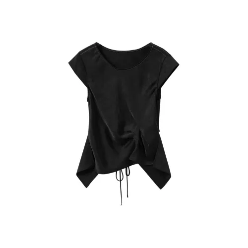 3COLOUR Классический черный Женские рубашки