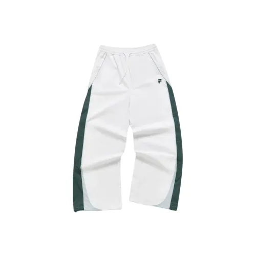FILA FUSION UNIFORM Вязаные тренировочные брюки женские стандартный белый