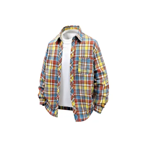 BIENKIMIIYE Желтая унисекс рубашка