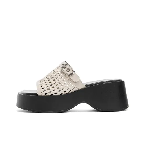 Daphne Кожаный Пэчворк Тихий Слипоны Женские