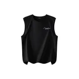 [100% cotton] Черный (Фиолетовый, Граффити, Логотип на груди)