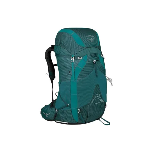 OSPREY 58L Альпинистский рюкзак Outdoor сумка Переработанный нейлон Темно-синий Зеленый Унисекс