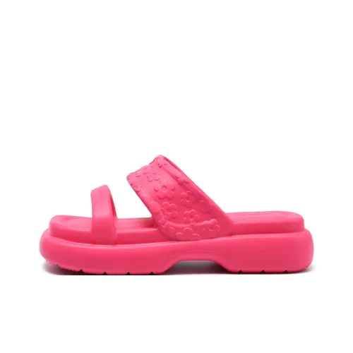 EXULL Q ЭВА Слипоны Женские Розовый Красный