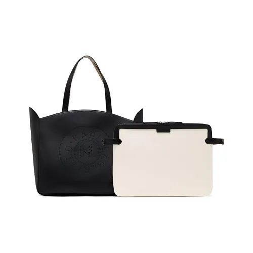 Karl Lagerfeld Кожа Тоут Сумка Сумка для покупок Сумка на плечо Сумка Женская Черная