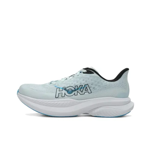 HOKA ONE ONE MACH 6 Устойчивый к истиранию Низкий Топ Повседневные Беговые кроссовки Женские Синий