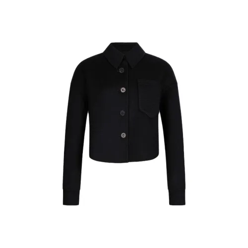 Пальто KARL LAGERFELD Женское Черное