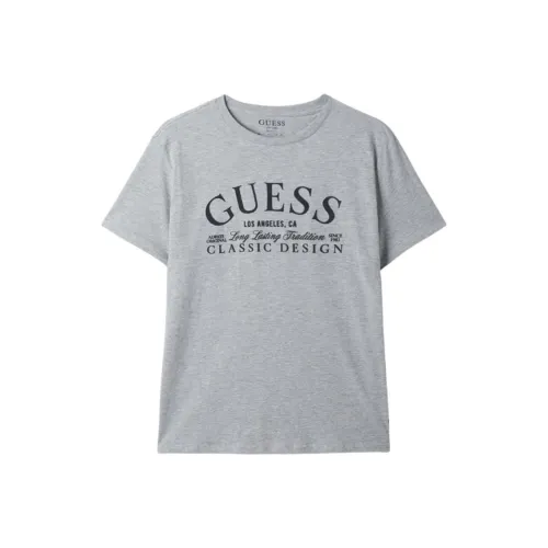 GUESS Светло-серые Мужские T-рубашки