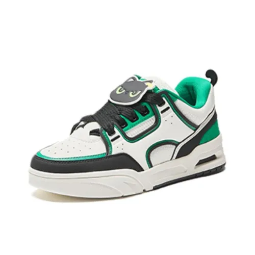 ANTA Life Collection Устойчивые к истиранию Дышащие Низкие Кроссовки для скейтбординга Женские Белые Черные Зеленые