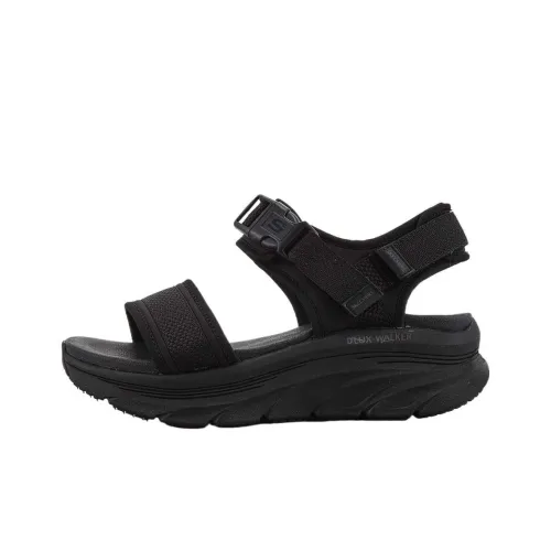 Skechers Deluxe Walker Пляжные сандалии Женские Черный