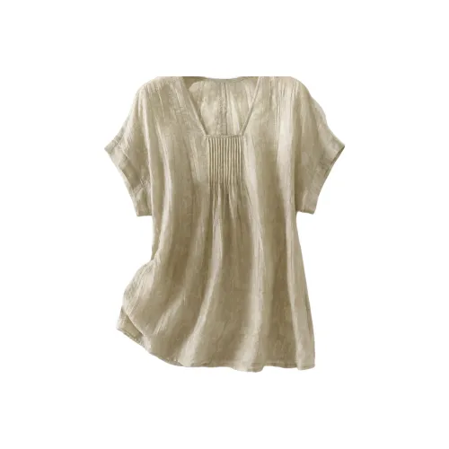 IHIMI Светло-абрикосовые Женские Рубашки