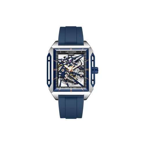 Lee Cooper Автоматический Механический Механизм Мужские Часы 39мм*51мм Скелет