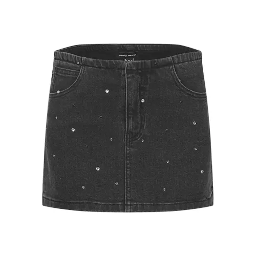 URBAN REVIVO Джинсовые короткие юбки Женские