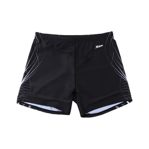 XTEP Мужские черные плавательные шорты