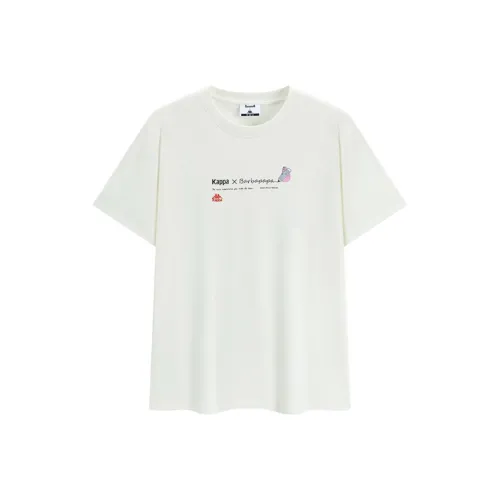 KAPPA Перламутрово-белая Унисекс Футболка