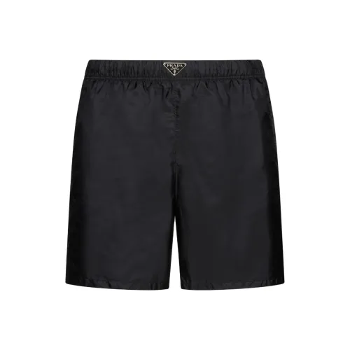 PRADA RE Нейлон Плавание Шорты Пляжные Шорты Мужские Черные